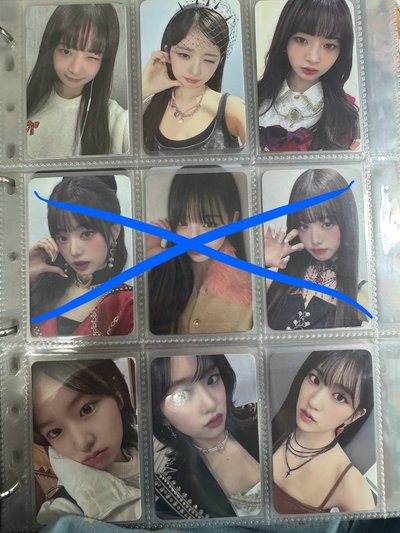 IVE 芙卡 安/秋/栗/怜 特典卡 出清