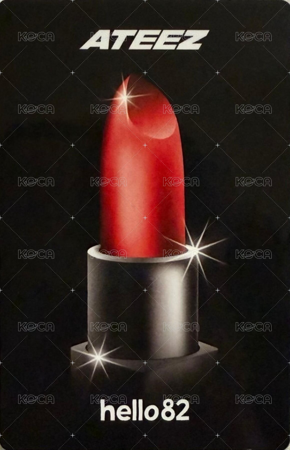 GH2 hello82 Digipak 特典卡 KISS ver. 背面