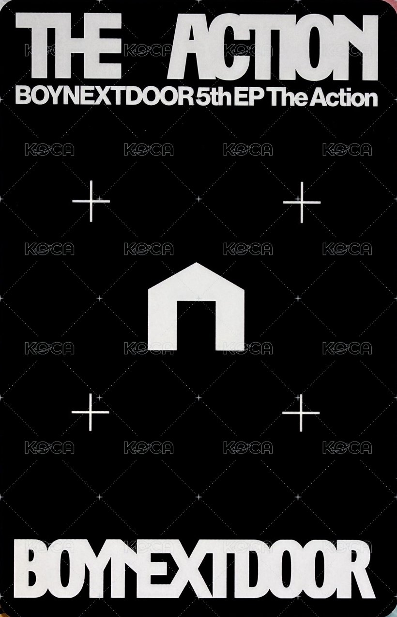 The Action 日咖 單封 特典卡  背面