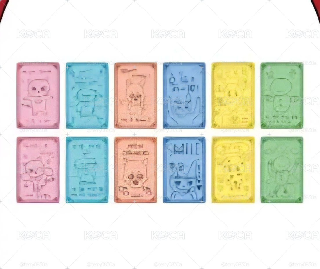 六人六色的貼紙