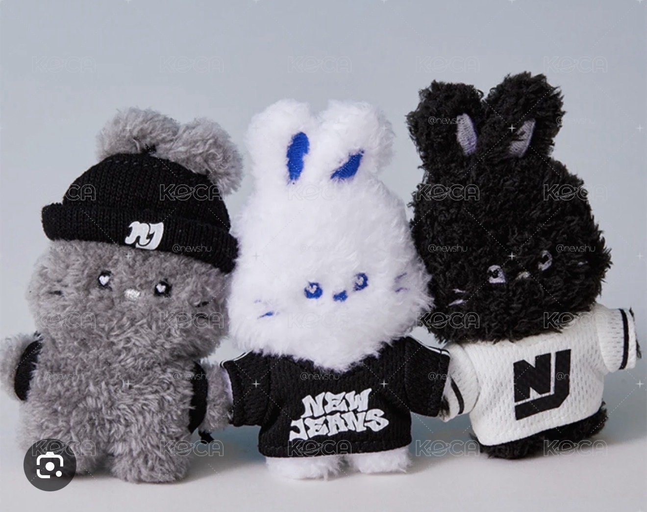 NewJeans How Sweet 黑兔吊娃 bunini吊飾