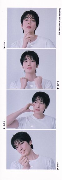 代言 代言卡 The Face Shop 四格照