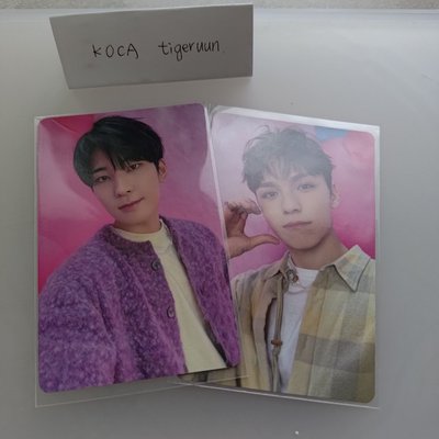 日專 專卡 圓佑 瀚率 wonwoo vernon