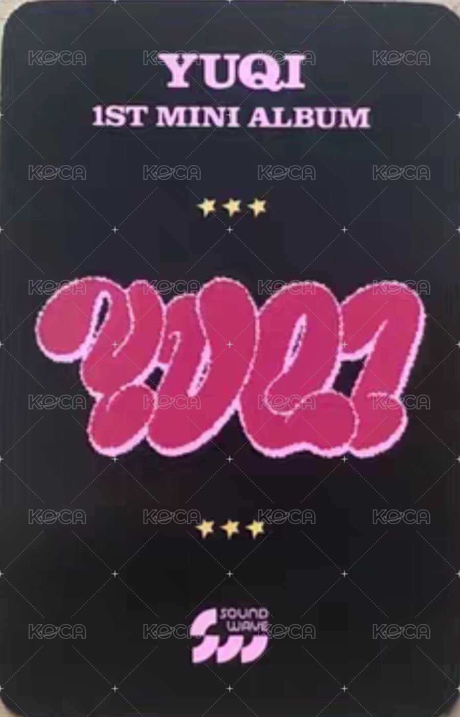 YUQ1 sw 線上5.0 簽售卡 軟糖琦 背面