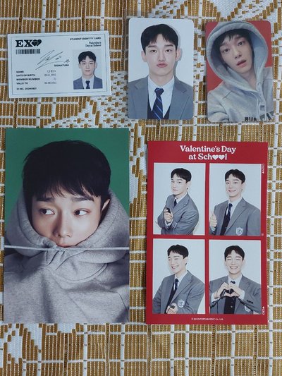 2024 EXO SG SUHO&CHEN小卡&明信片