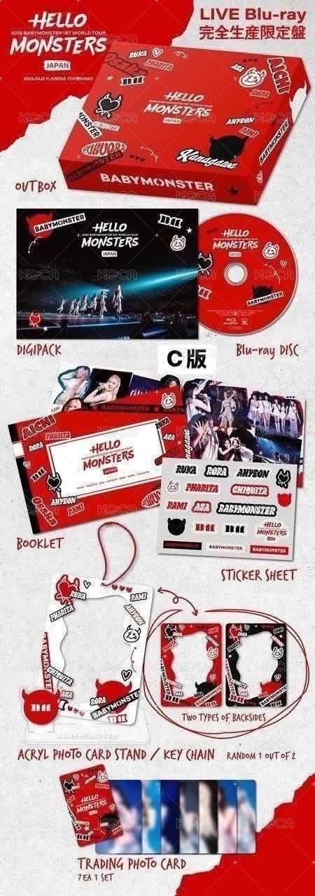 BABYMONSTERHELLO MONSTERS專輯】Hello Monsters 日專- KOCA小卡周邊