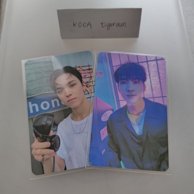 特典卡 圓佑 瀚率 wonwoo vernon 小卡