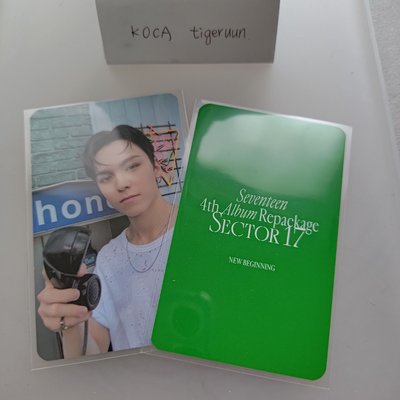 特典卡 圓佑 瀚率 wonwoo vernon 小卡