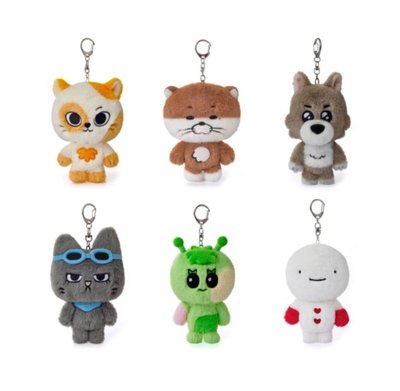 BBNEXDO 聖誕快閃 原皮 吊飾娃