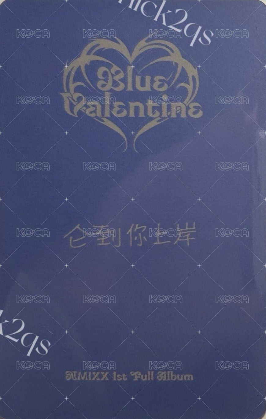 正規一 京東 預售 特典卡  背面