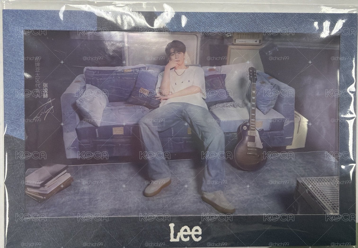 張凌赫 LEE代言 貼紙 大卡