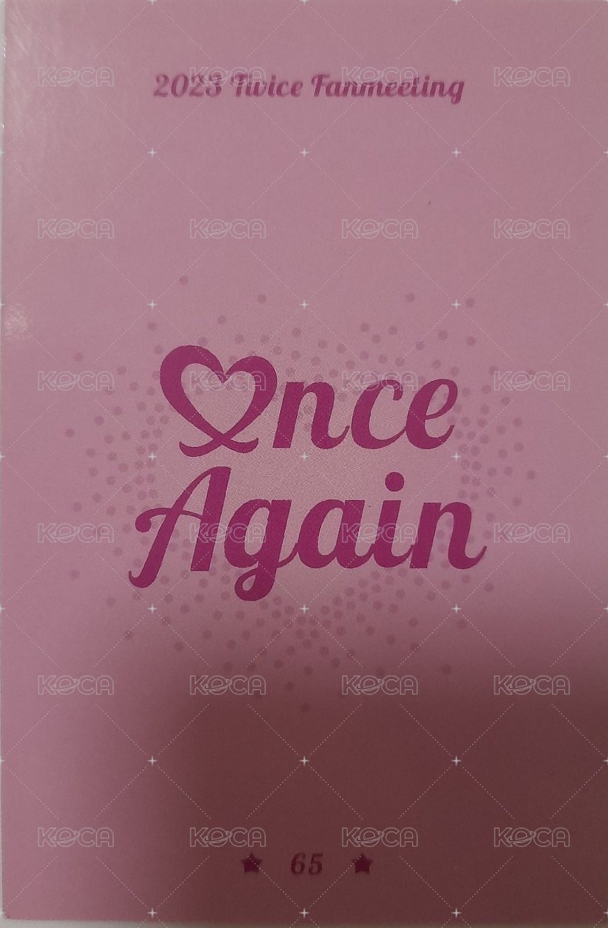 23’fm 隨機卡 娜+彩+定 背面