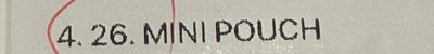 GD mini pouch