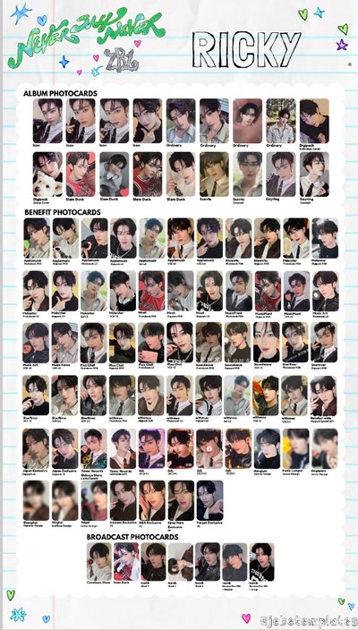 RICKY 正規一 幸運卡