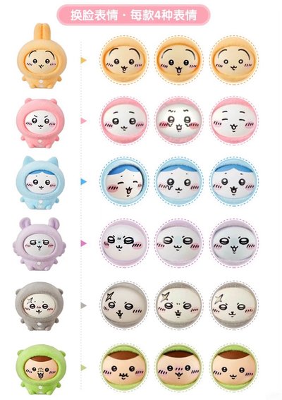 現｜吉伊 名創優品睡衣換臉盲盒 ⊹˚