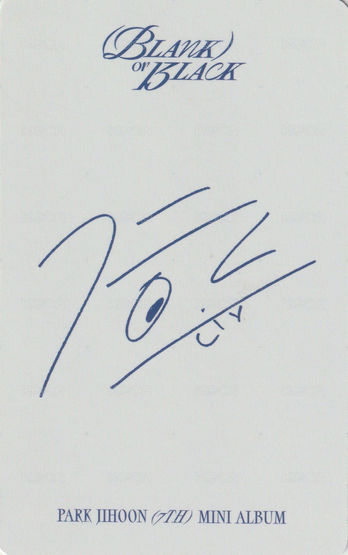 Blank or Black 隨機卡 (NEMO ver.) 背面