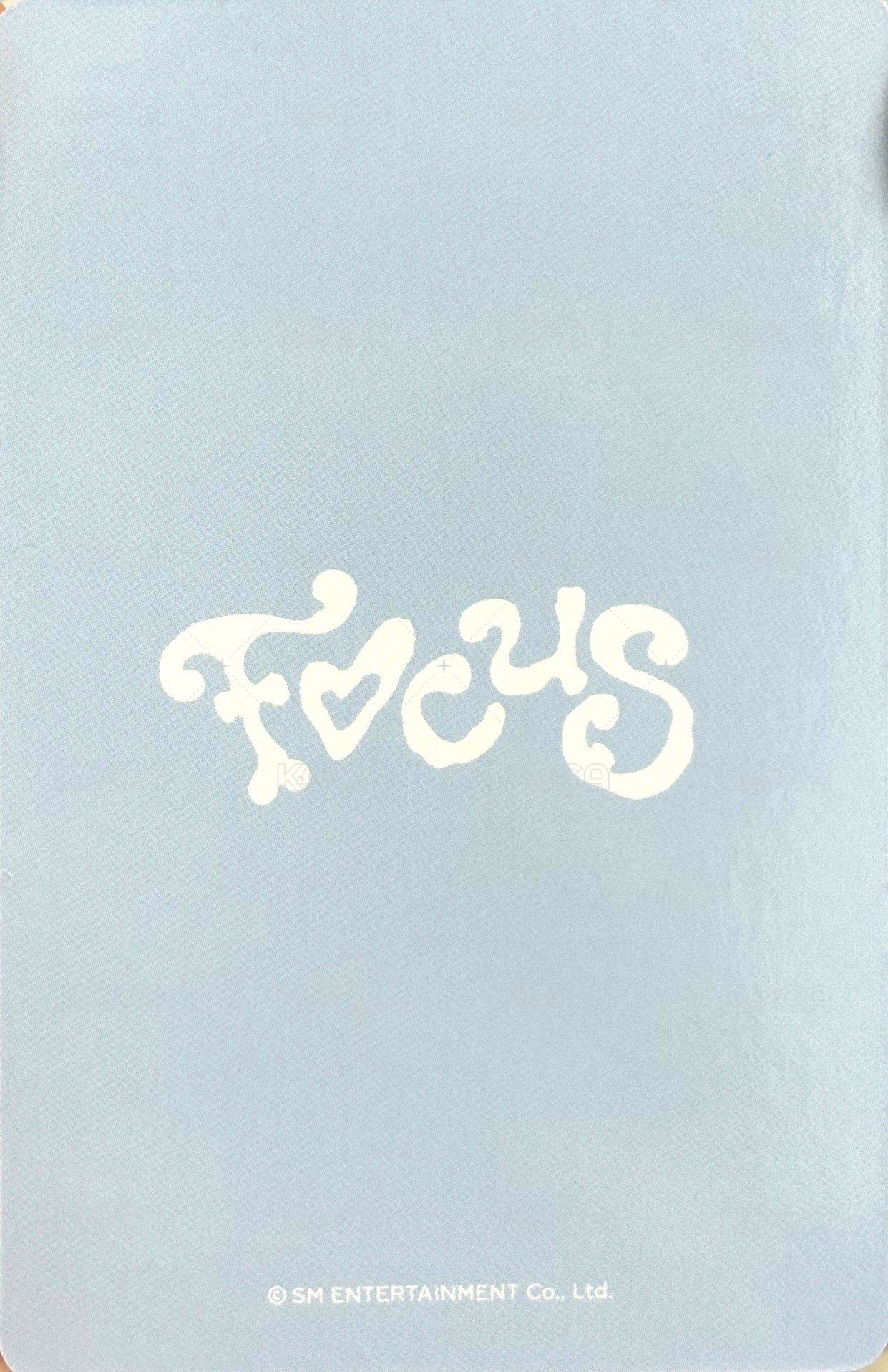 迷一 sm 特典卡  背面