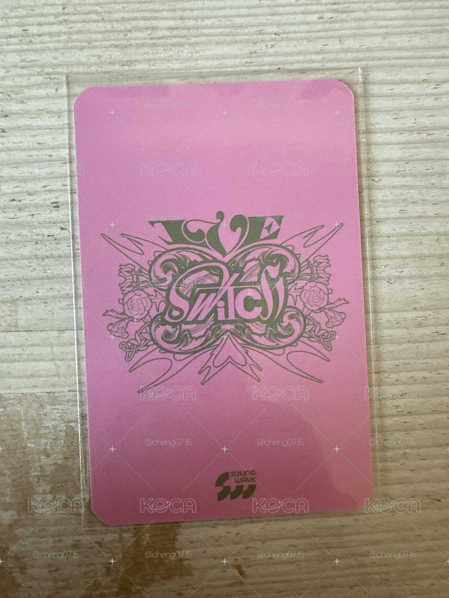 IVE SWITCH sw 簽售卡 5.0簽售怜
