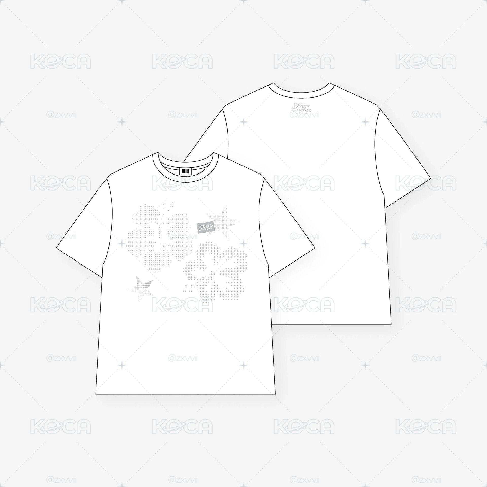 NMIXX SUMMER VACATION FAN MEETING 周邊 free size T-shirt