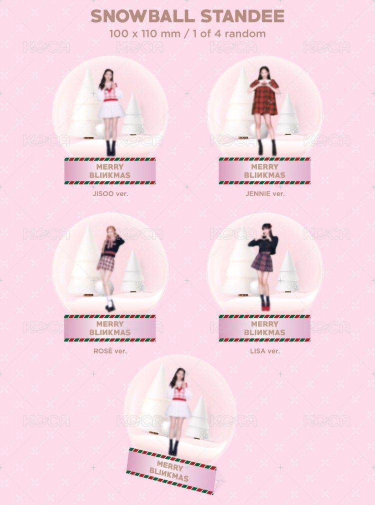 COUPON CARD COLLECTION 2024 BLACKPINK CHRISTMAS
