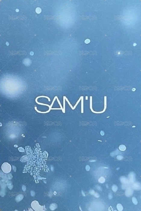 SAM’U 代言卡  背面