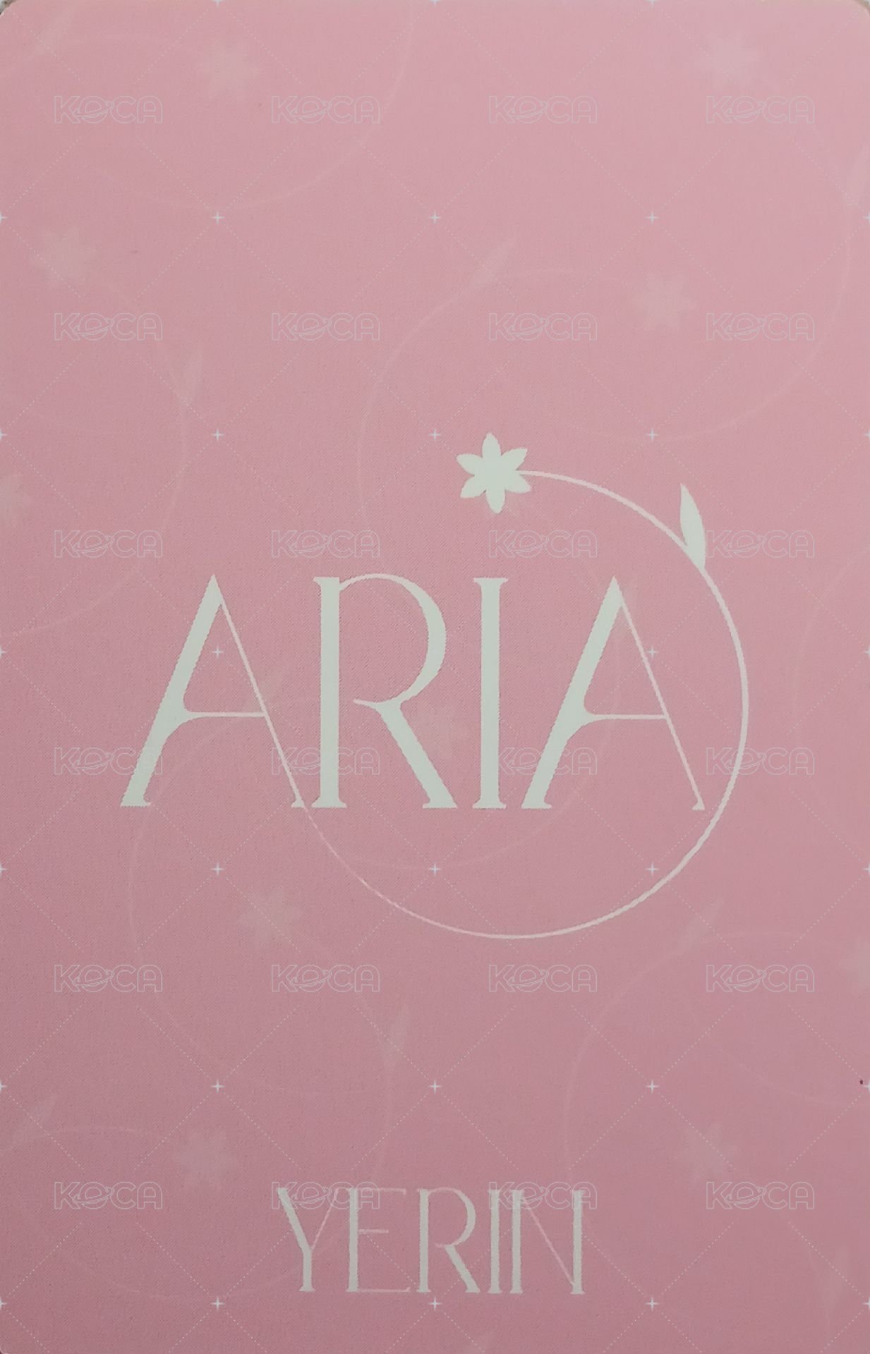 ARIA 專輯卡 粉版 背面