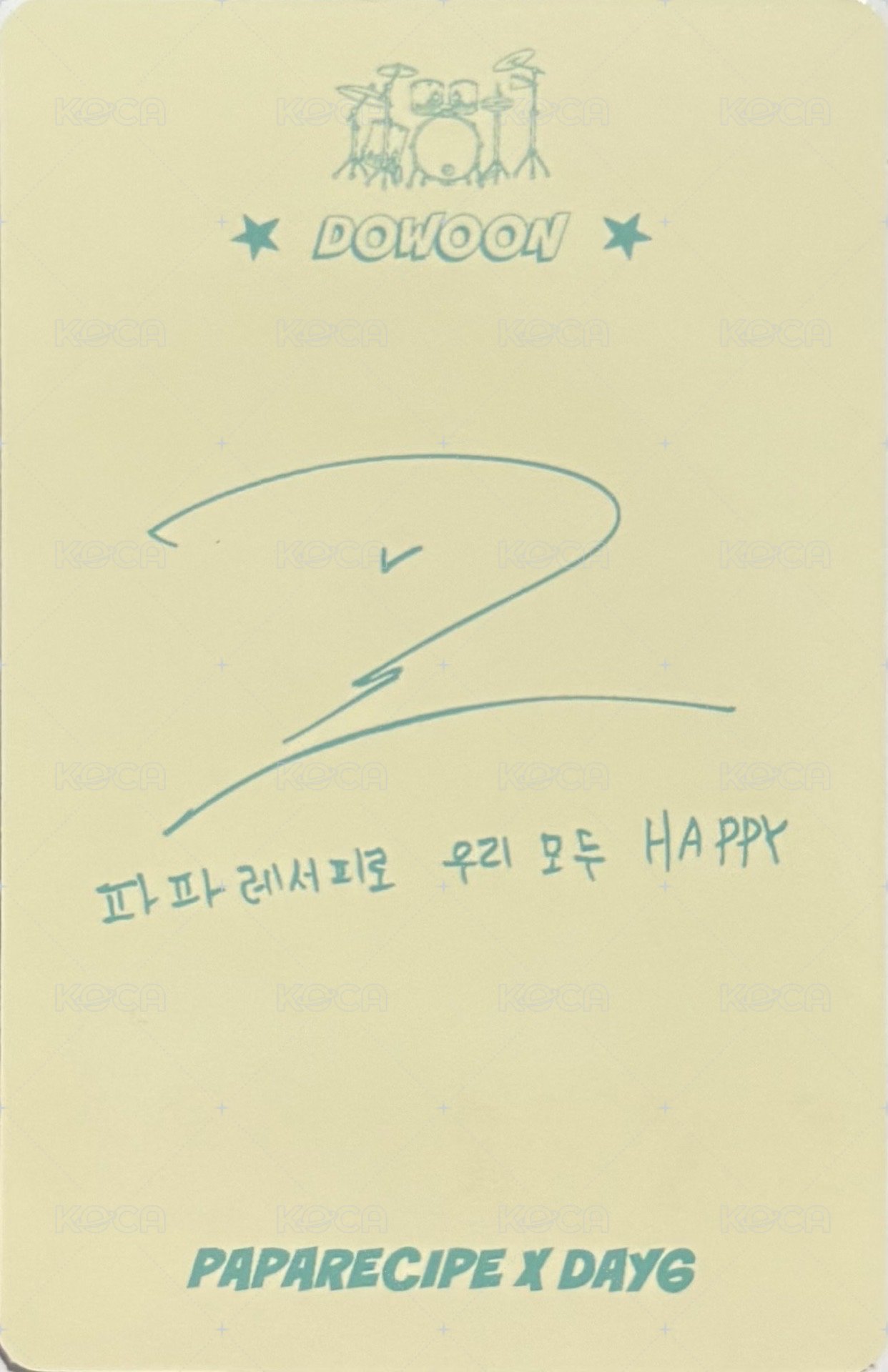 Papa Recipe 代言卡 4.0 背面