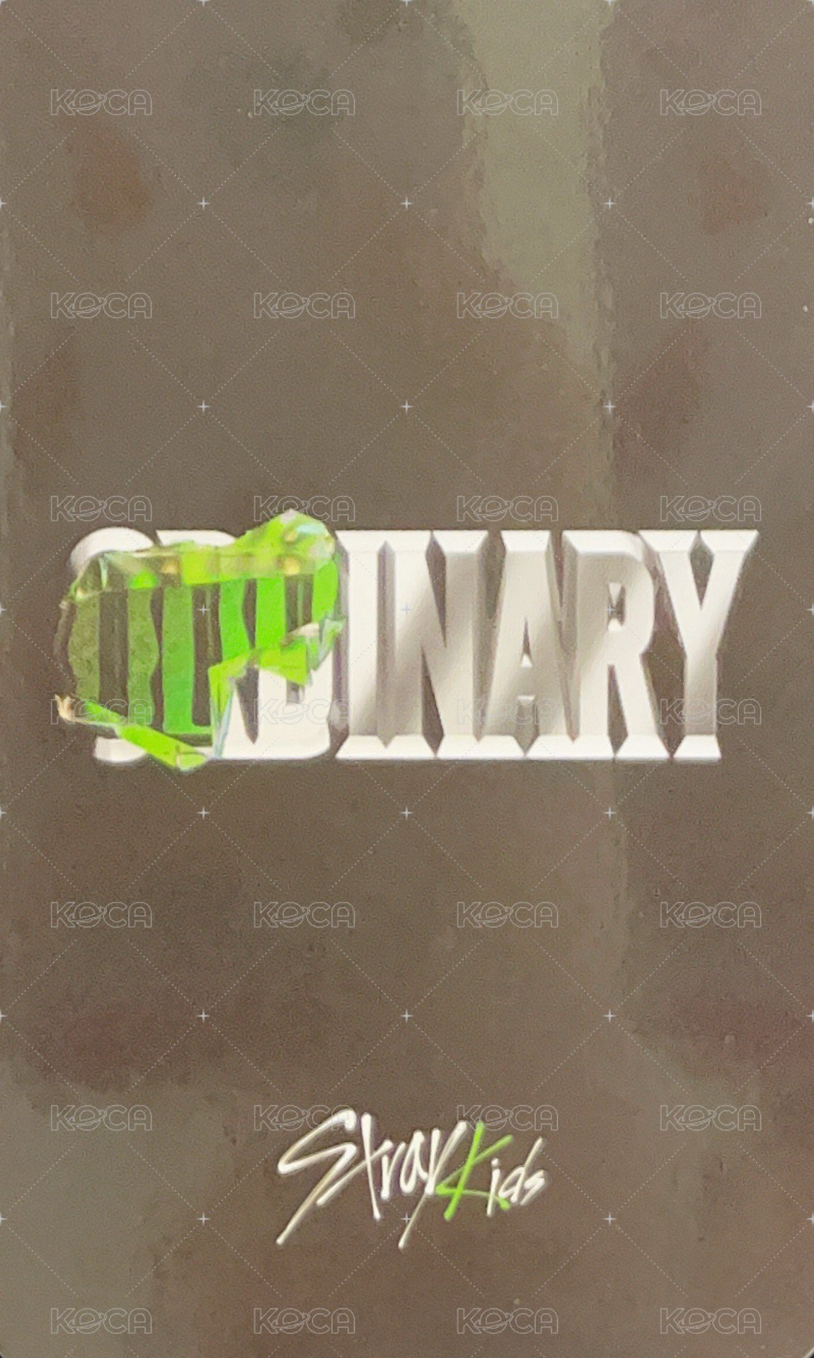 ODDINARY am 特典卡  背面