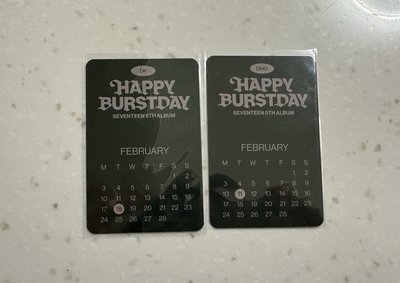 正五克拉盤Mp特典 生日卡背