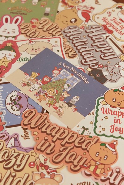 預購 聖誕Miniteen 明信片組