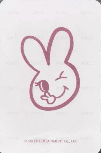 1 Page of IRENE 入場卡 / 場限卡  背面