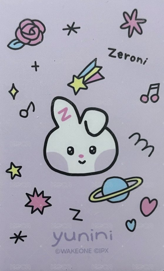 zeroni 周邊卡 外套卡 背面