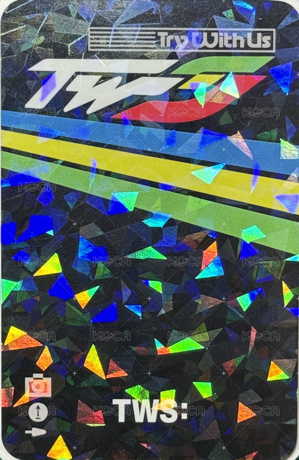 TRY WITH US sw 單封預售 特典卡  背面