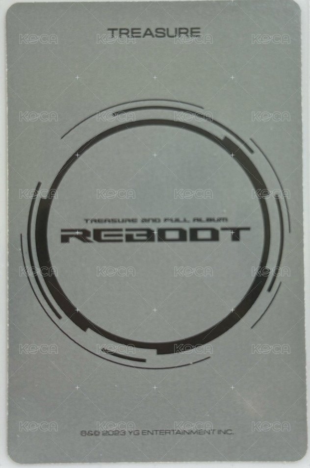 REBOOT 正規二 專輯卡  背面