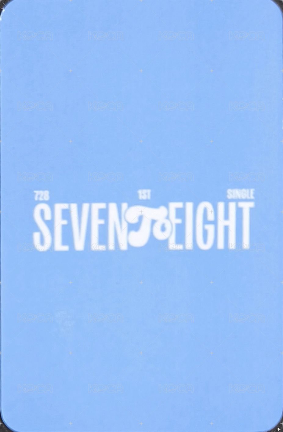 728出道零距離見面會 隨機卡 阿貢包 ver. 背面