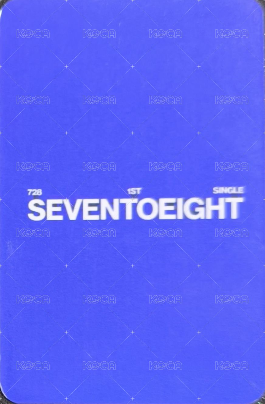 728出道零距離見面會 隨機卡 官服 ver. 背面