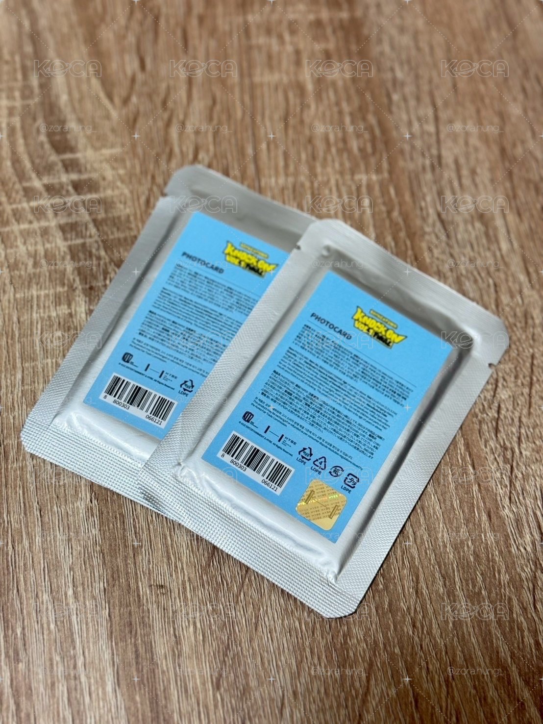 Knock On 韓安 隨機未拆卡包