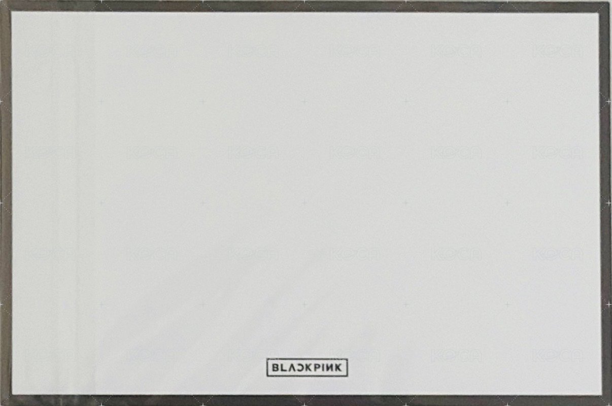 Square One 出道 明信片 黑版 背面