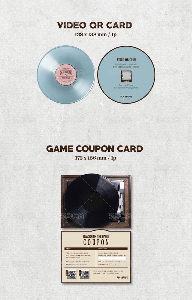 PHOTOCARD COLLECTION BACK TO RETRO