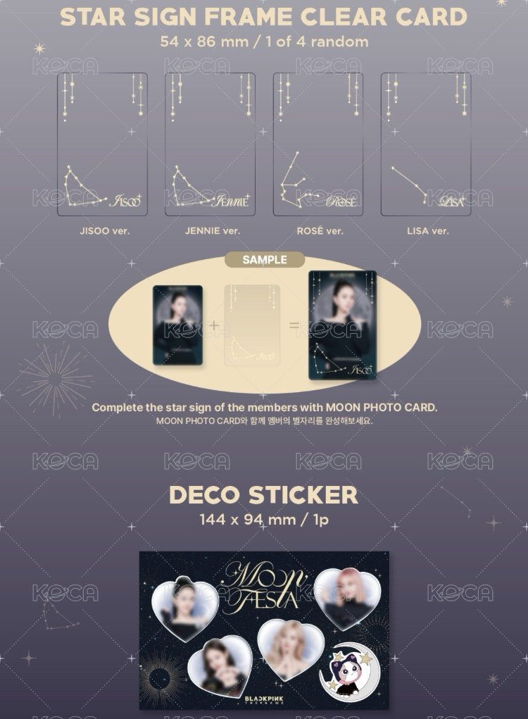 COUPON CARD COLLECTION MOON FESTA