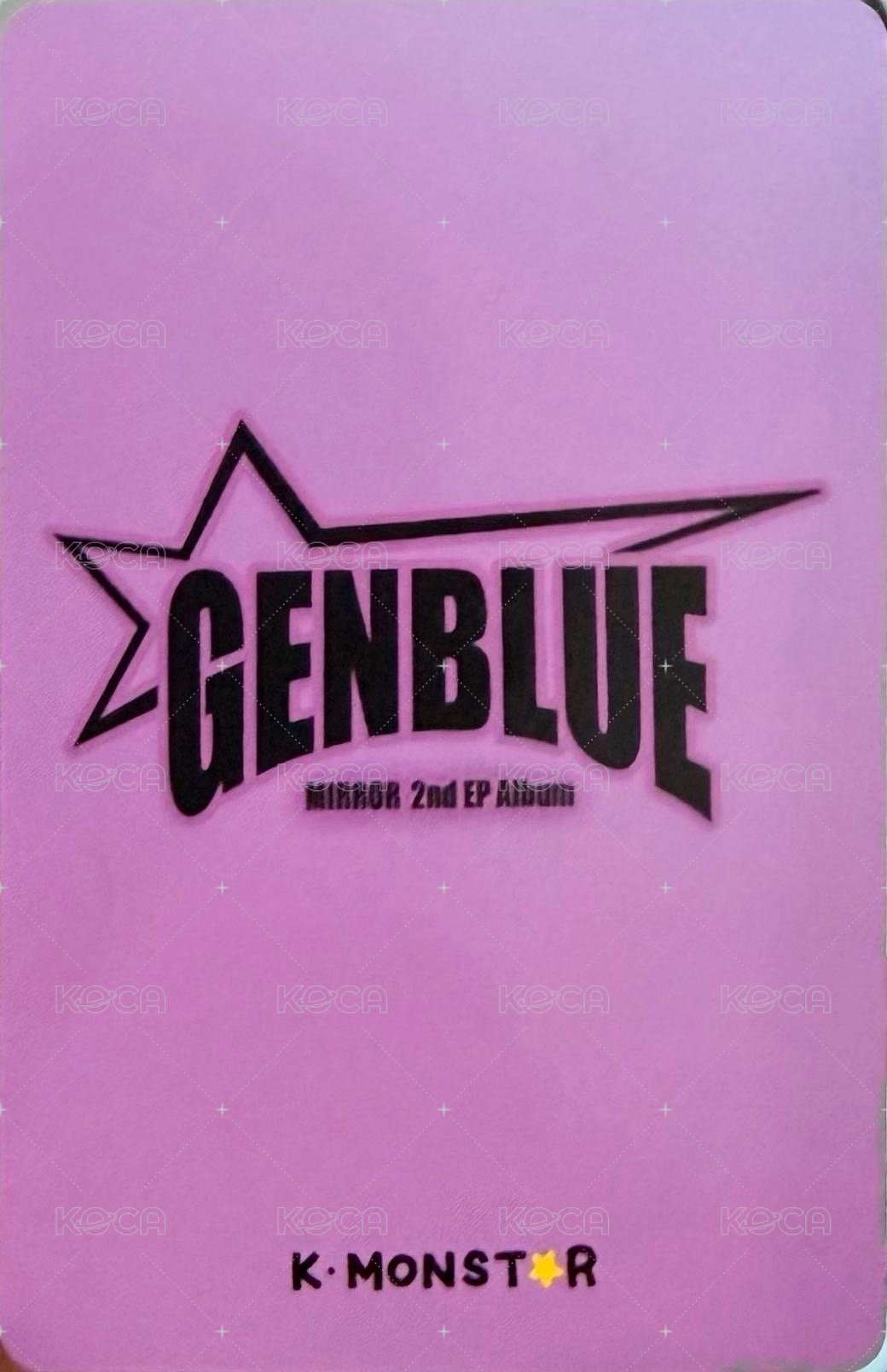 MIRROR km 1.0 咕卡 幸運卡  背面