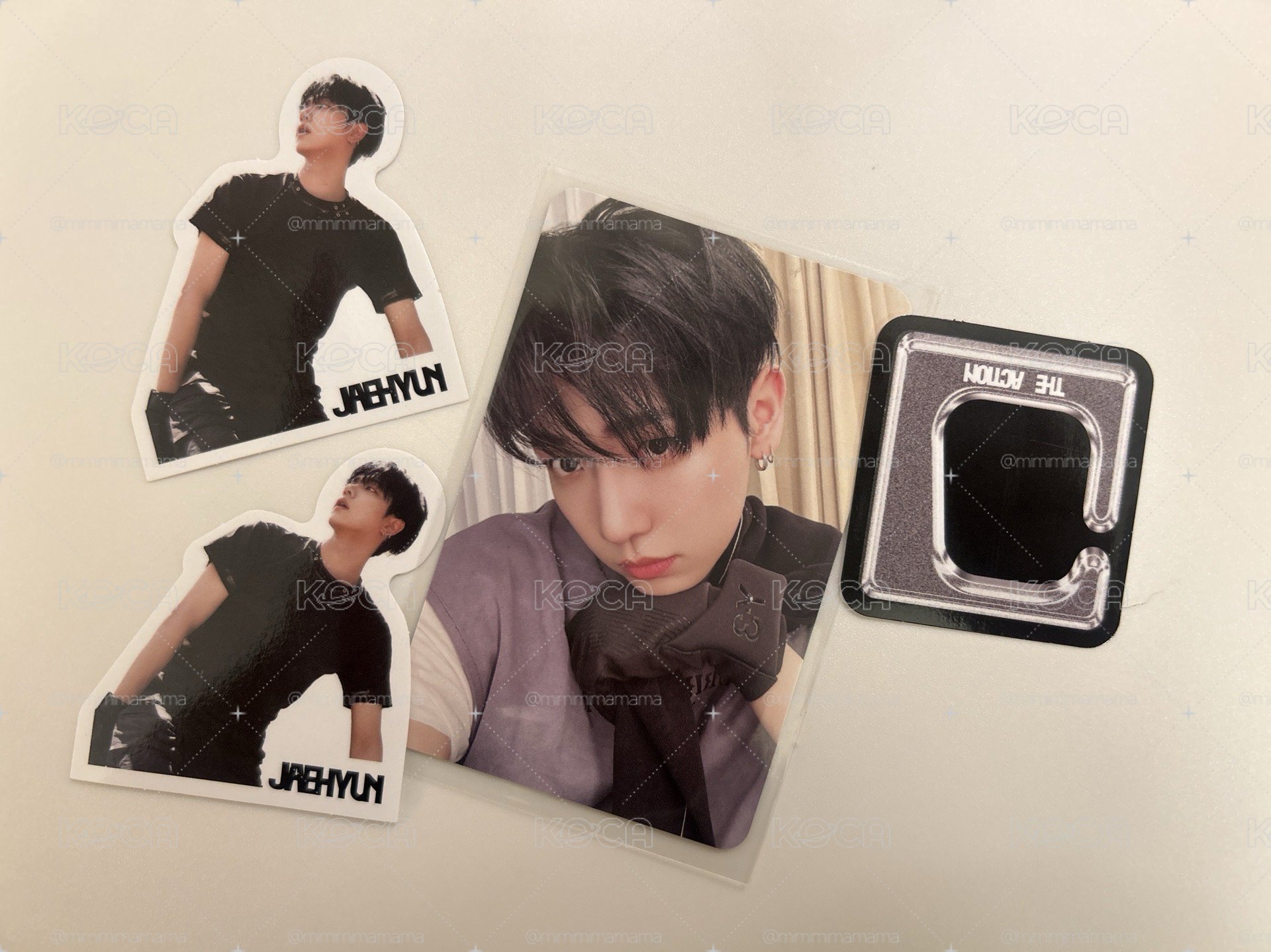 BOUNEXTDOOR THE ACTION JAEHYUN專輯小卡 跟一些小貼紙