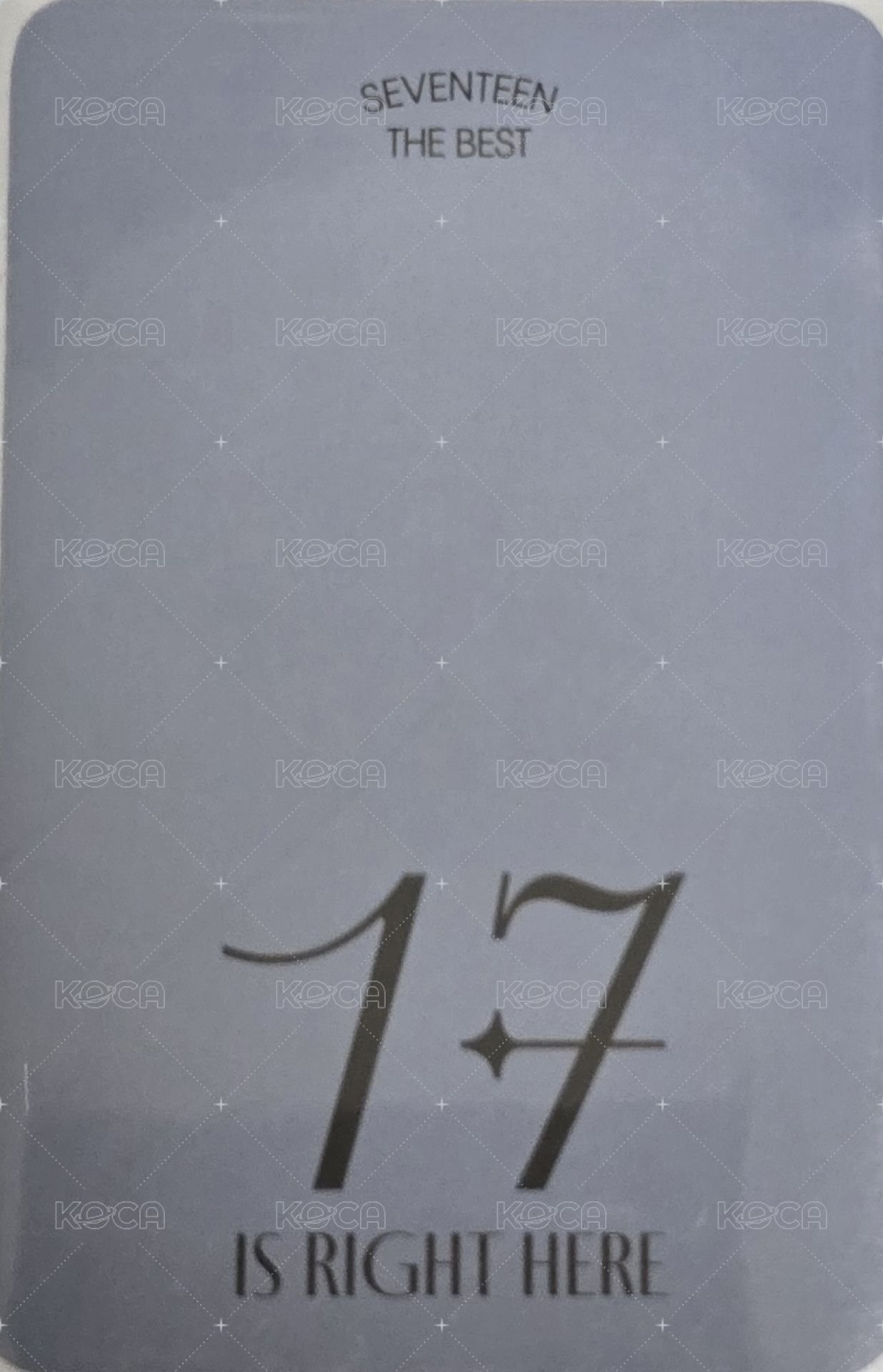 精選專 bdm 特典卡  背面