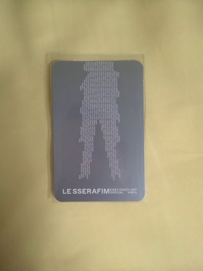 官方周邊 黑膠 專輯卡 (Silver)(采源）