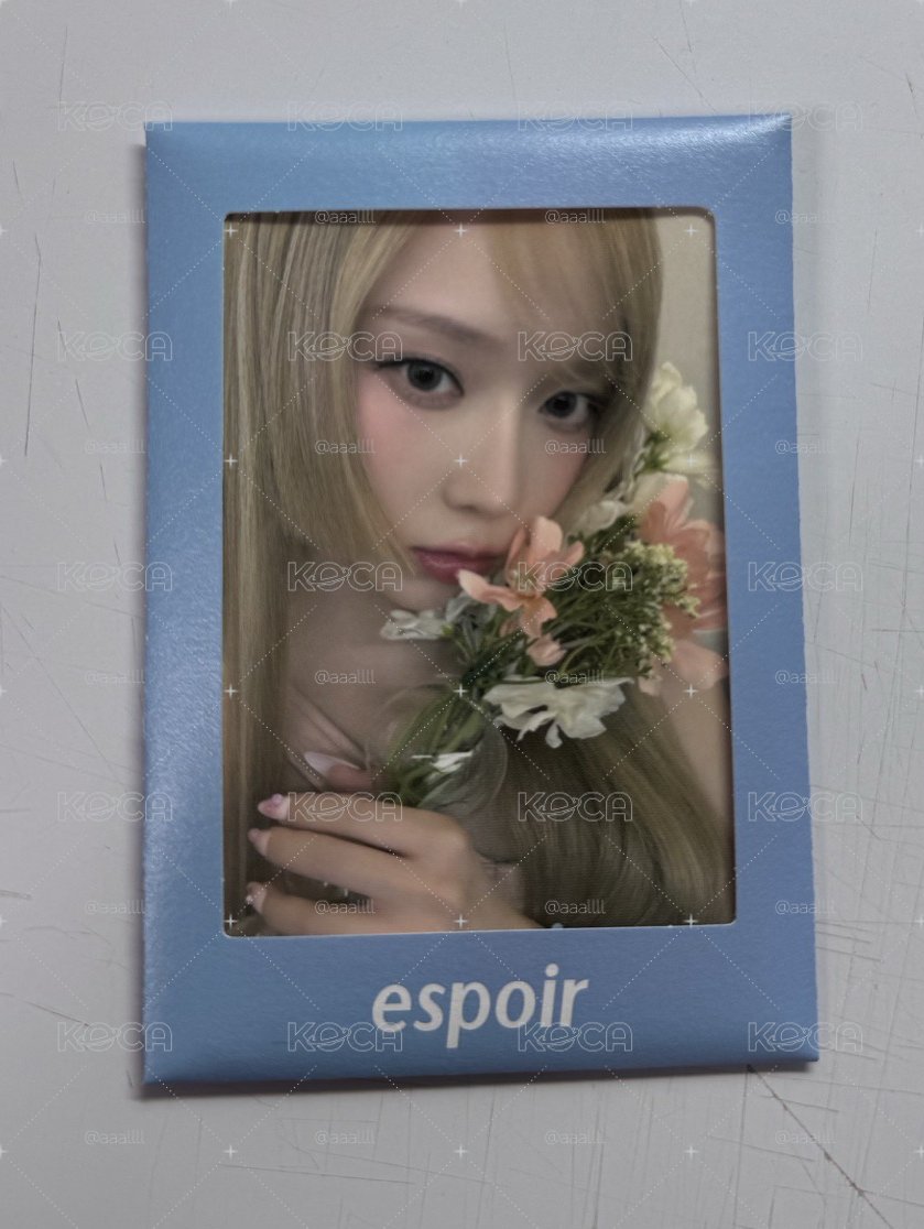 espoir winter代言小卡3.0