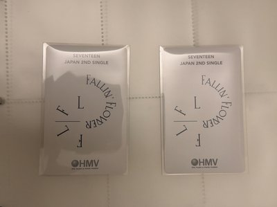 落花碩 HMV 粉版&藍版 特典卡