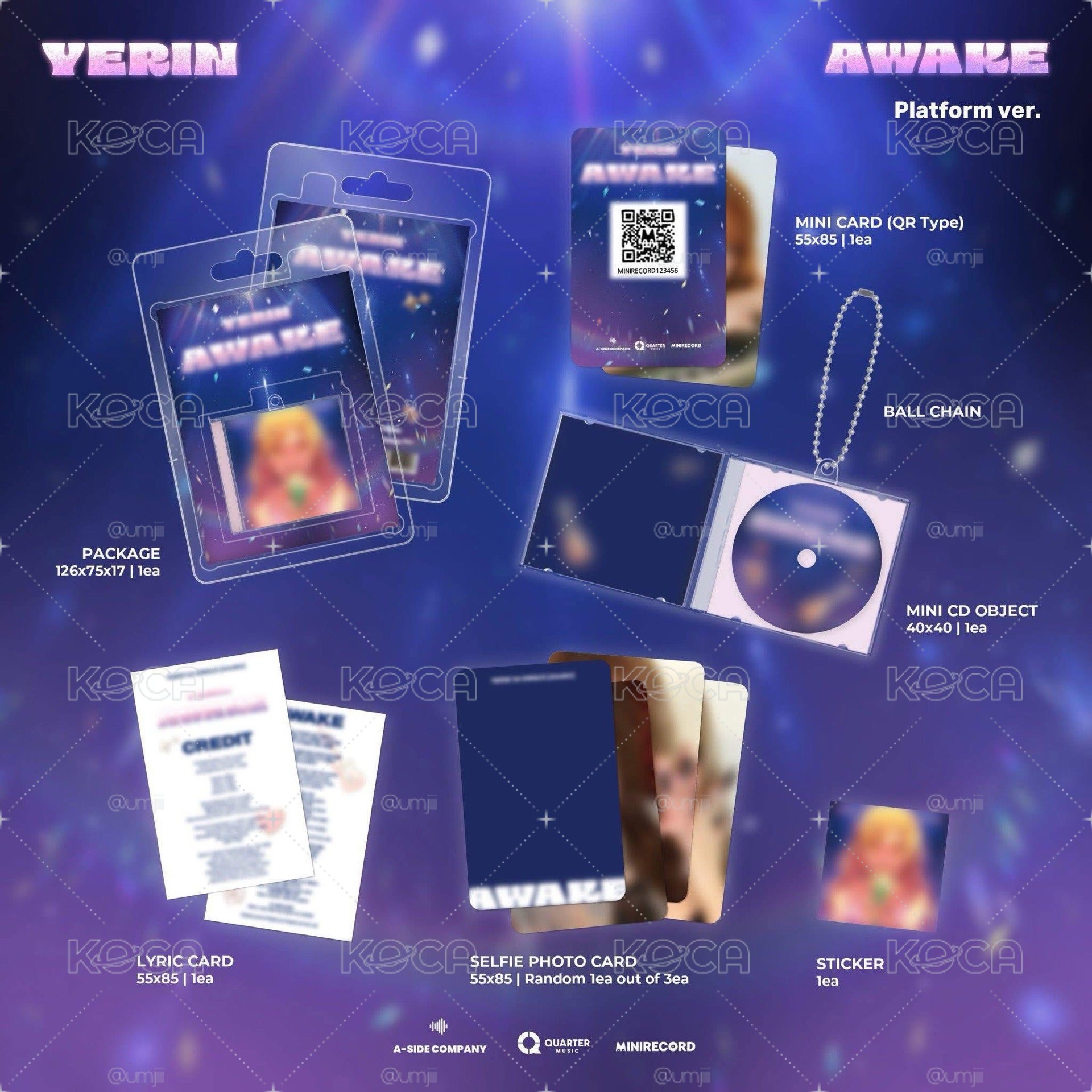 Yerin 單曲一 Awake 未拆專