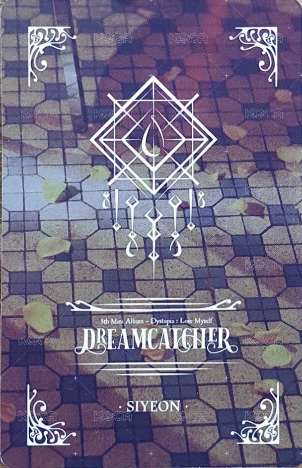 迷你五輯 專輯卡  背面