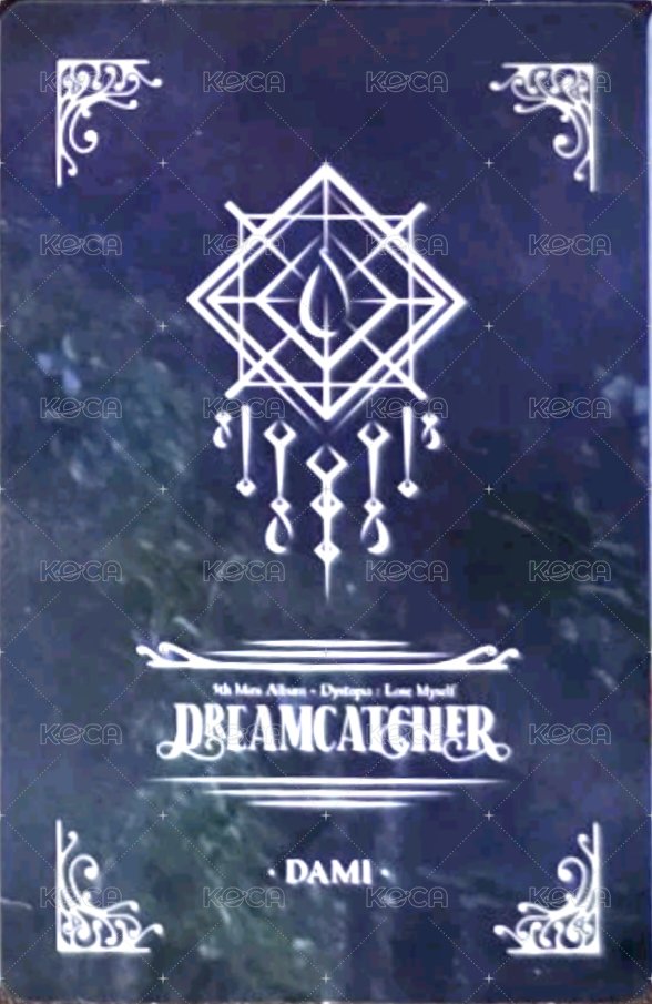 迷你五輯 專輯卡  背面