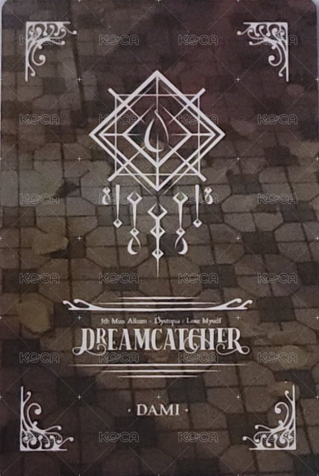 迷你五輯 專輯卡  背面